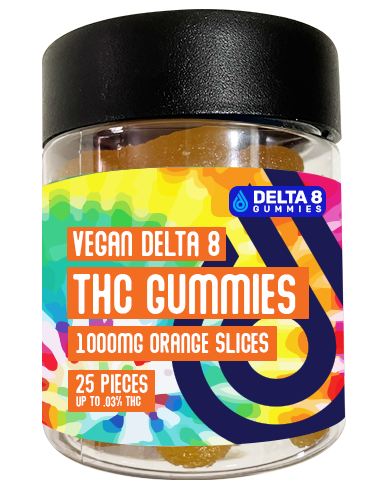 Delta 8 Vegan Orange Slices 1000MG