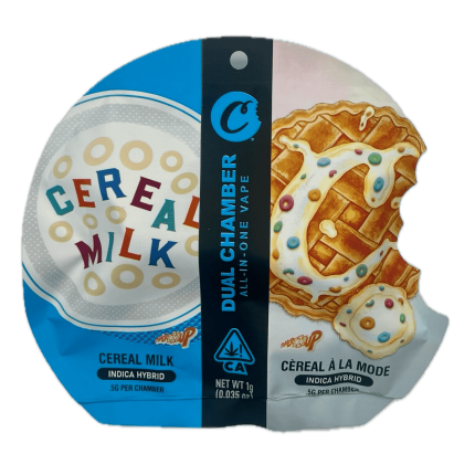 Dual Chamber THC Vape Pen 0.5+0.5ml – Cereal Milk & Cereal A La Mode