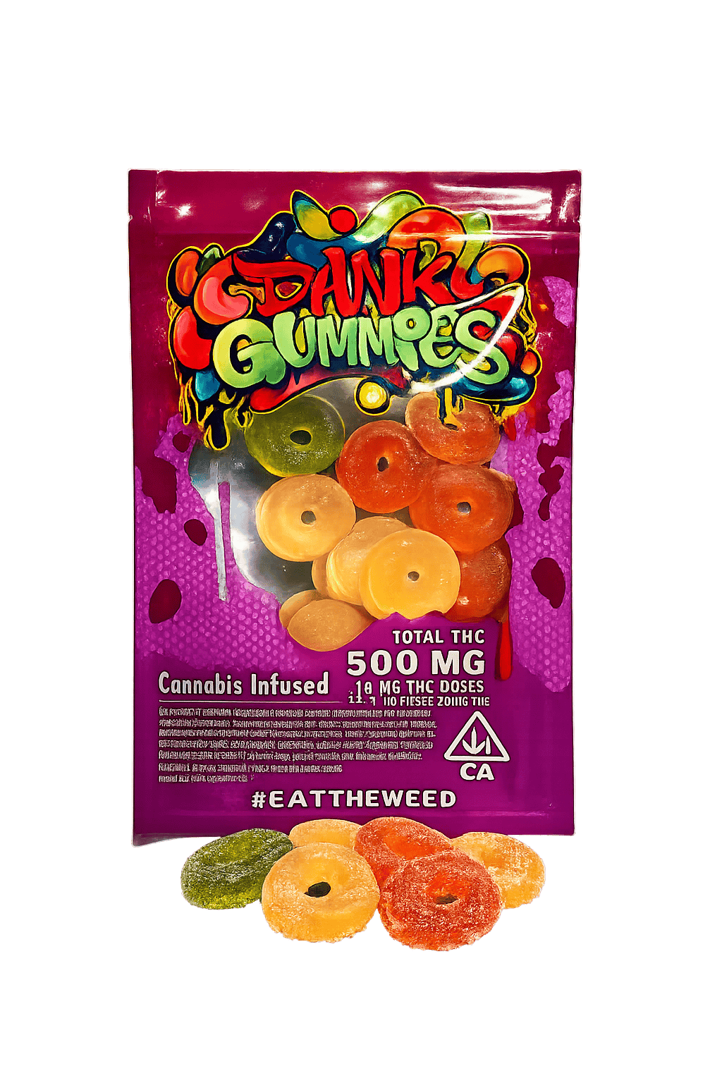 Edibles-Dank-Gummies Lychee – Premium DANK Gummies
